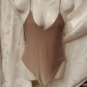 Beige Bodysuit